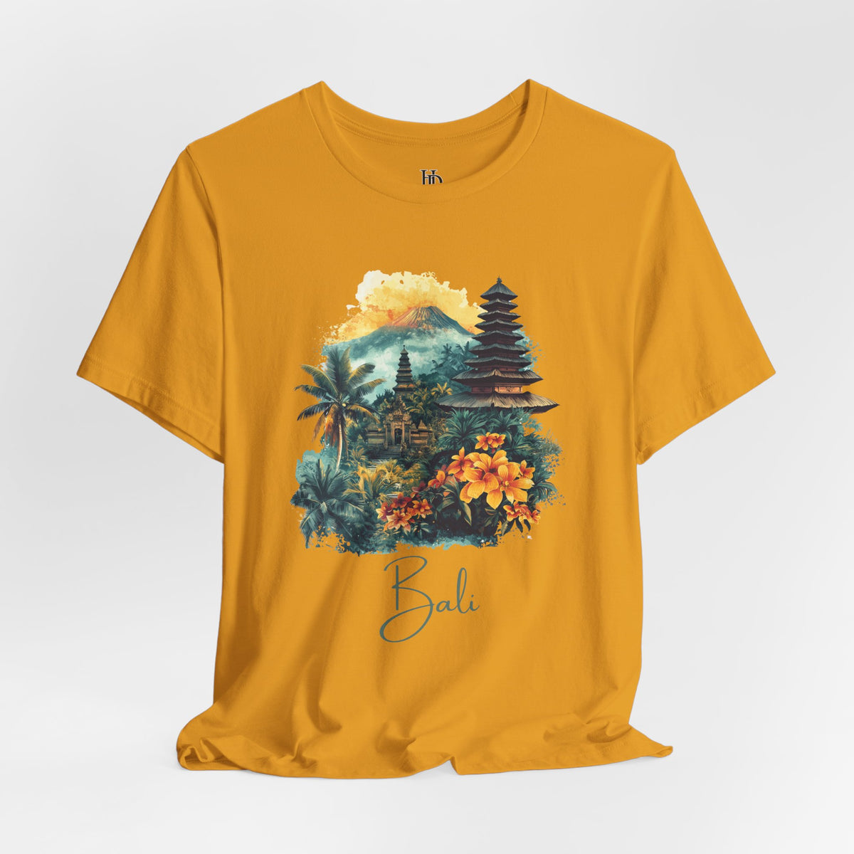 Bali Tropical Sunset T‑Shirt — Island Paradise Floral Tee