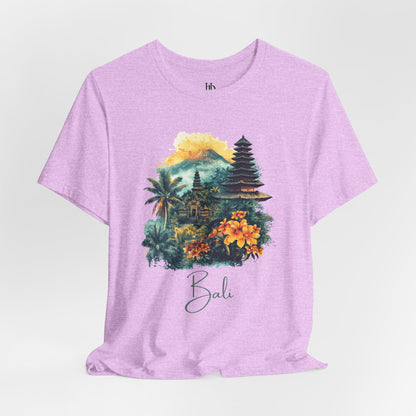 Bali Tropical Sunset T‑Shirt — Island Paradise Floral Tee