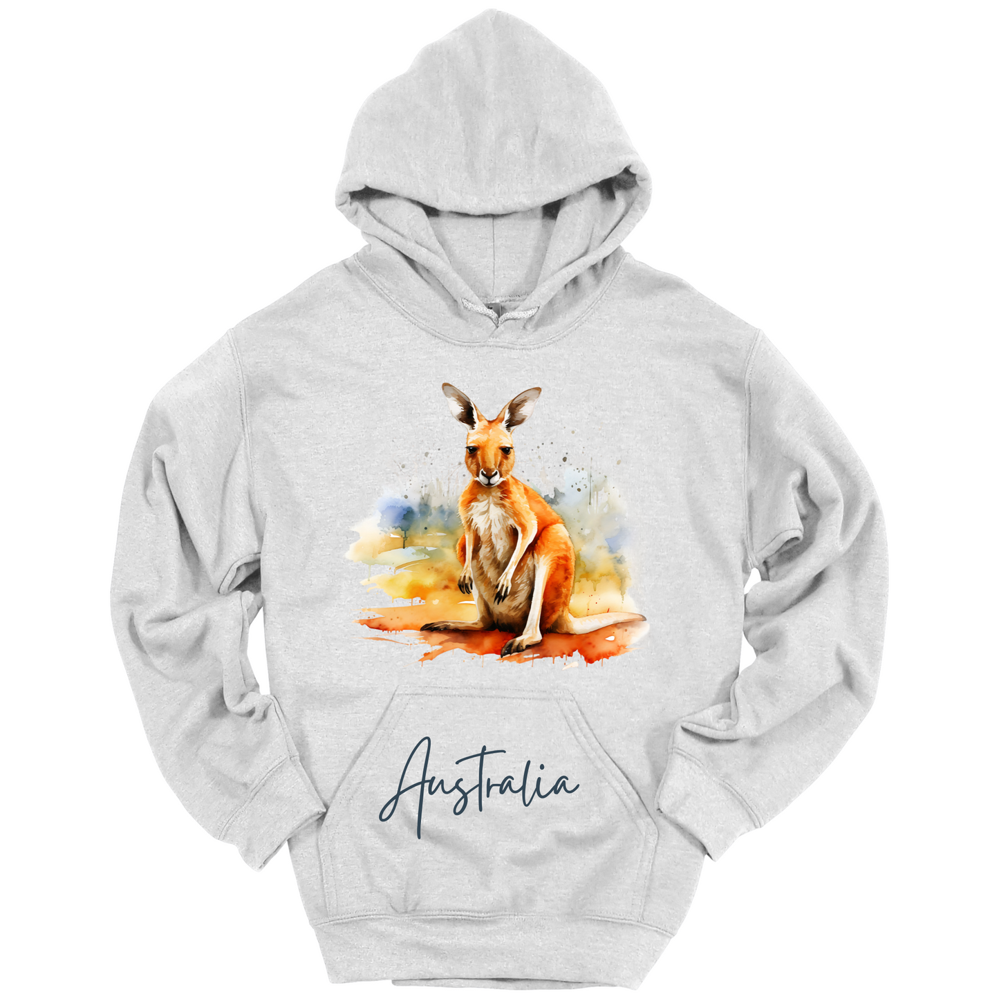 Aussie Hopper Kangaroo Travel Hoodie