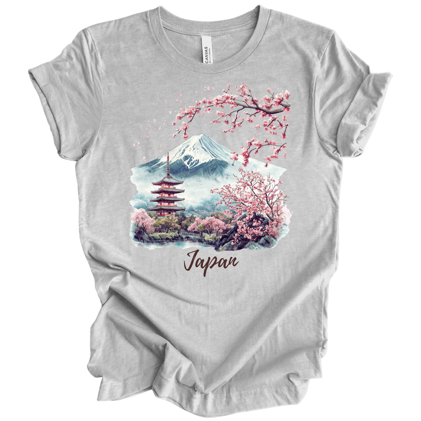 Serene Japan: Fuji & Temples Travel Tee