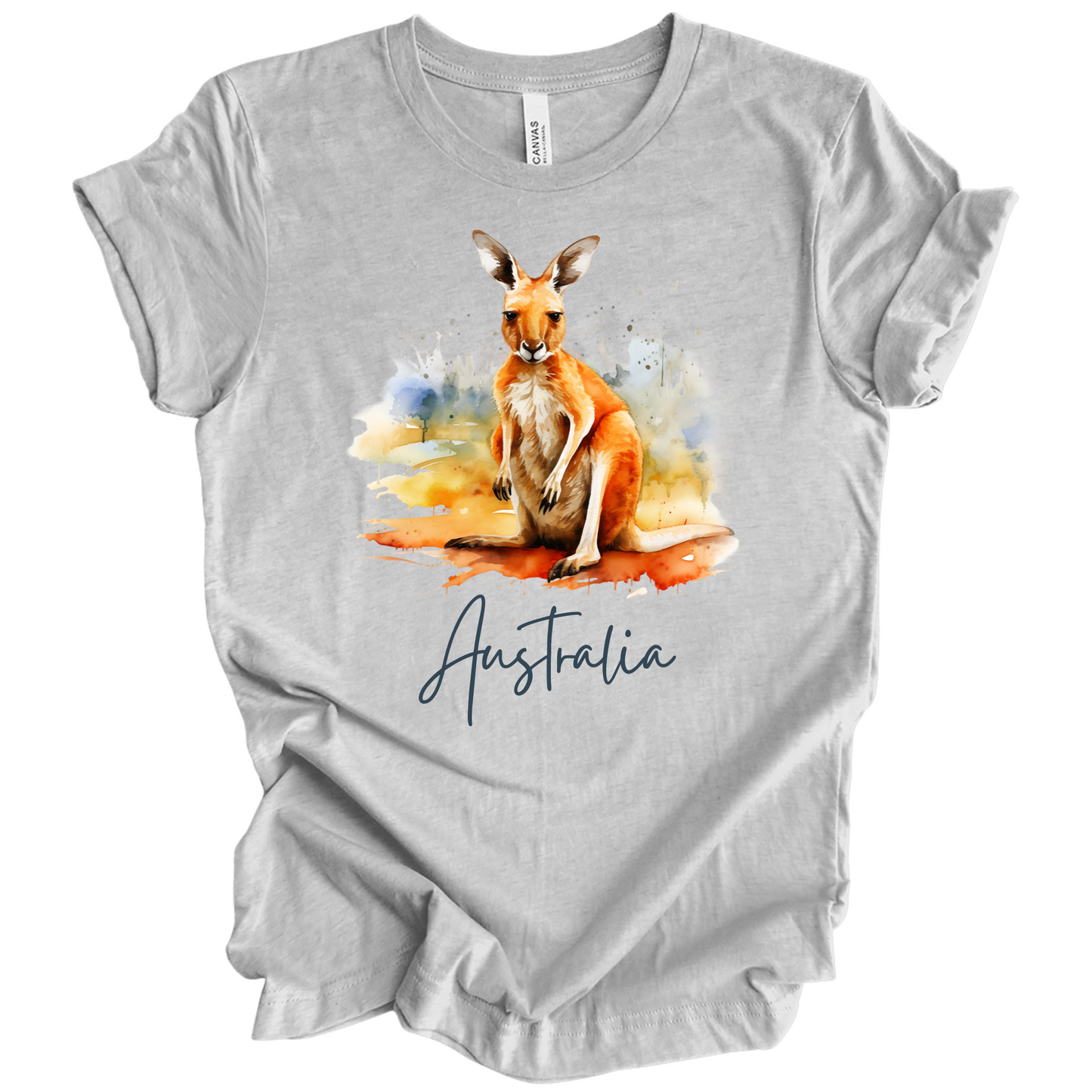 Aussie Hopper Kangaroo Travel Tee