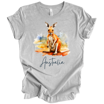 Aussie Hopper Kangaroo Travel Tee