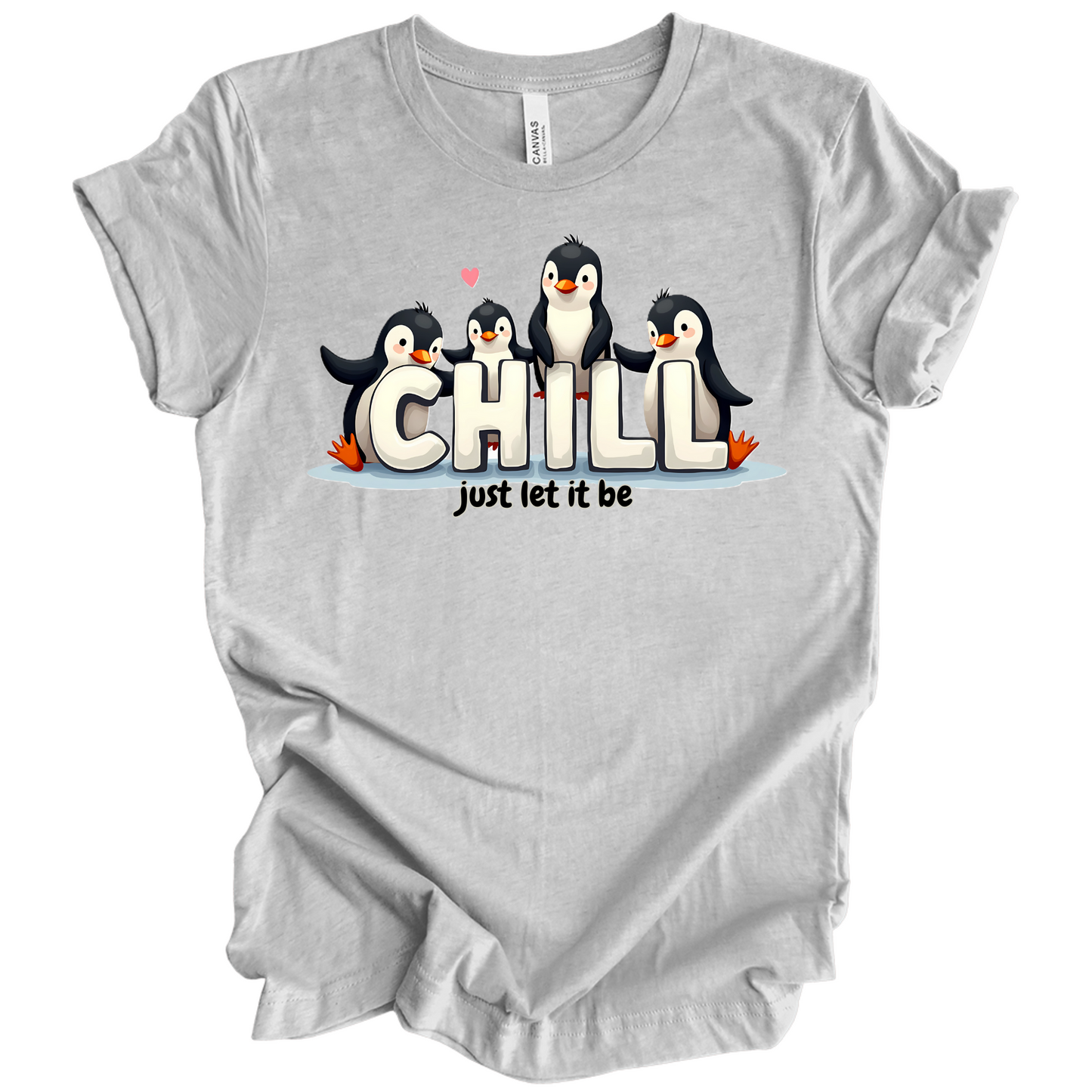 Chill Vibes Only – Penguin Edition Tee