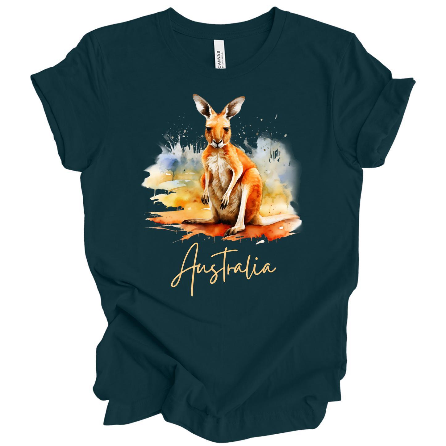 Aussie Hopper Kangaroo Travel Tee