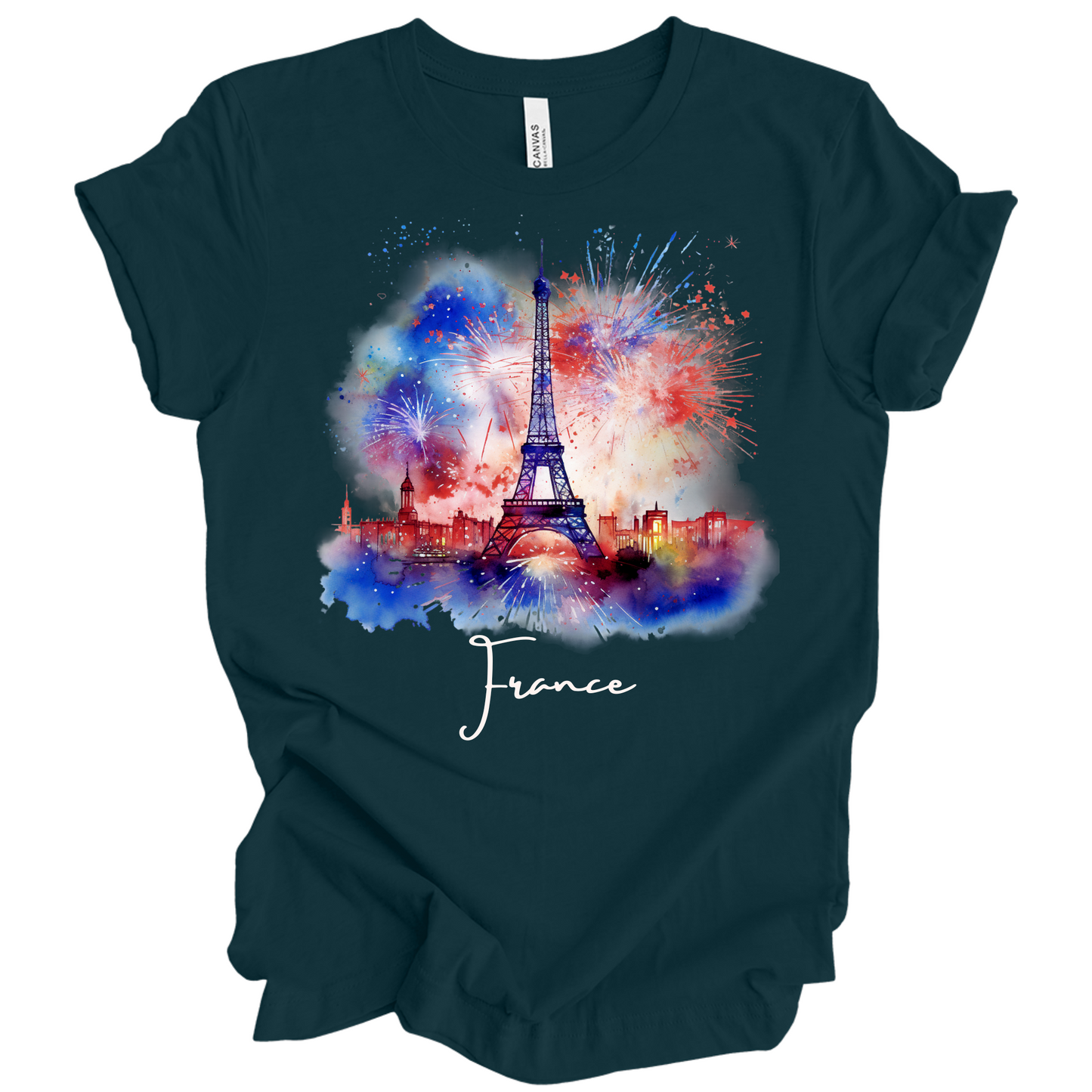 Wanderlust France, Paris: Eiffel Tower Tee