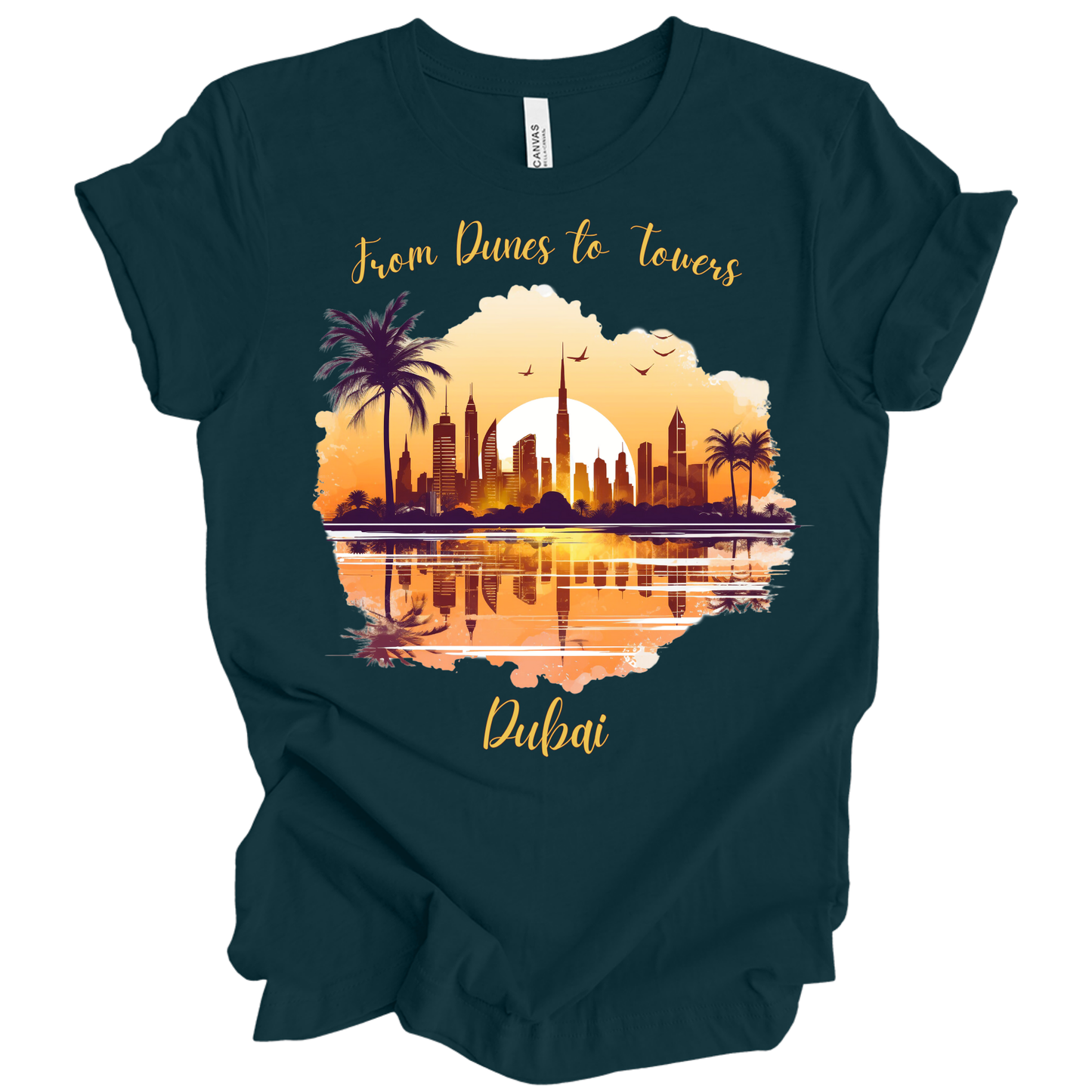 From Dunes to Towers: Dubai Adventure Tee