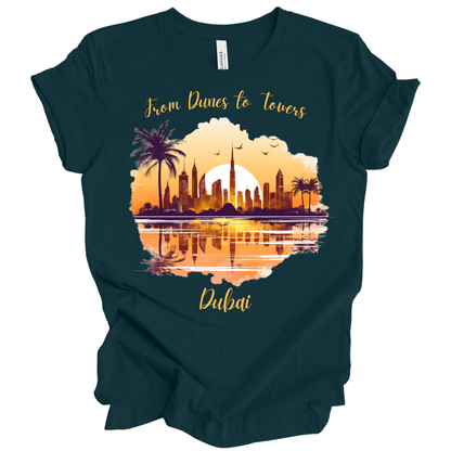 From Dunes to Towers: Dubai Adventure Tee