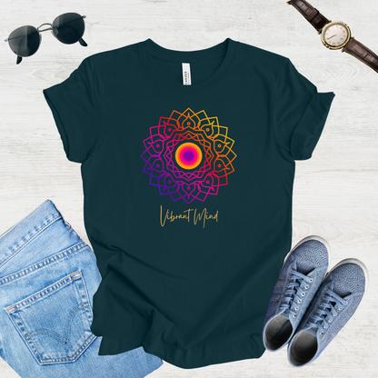 Vibrant Mind Mandala Unisex Tee