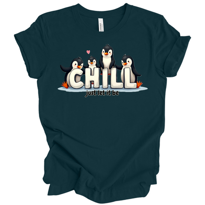 Chill Vibes Only – Penguin Edition Tee