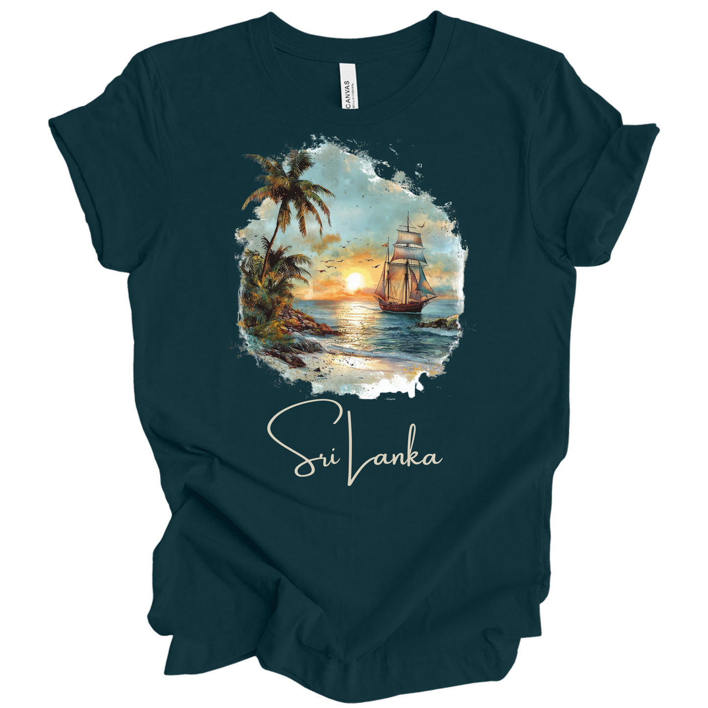 Sri Lanka Escape: Coastal Paradise Tee