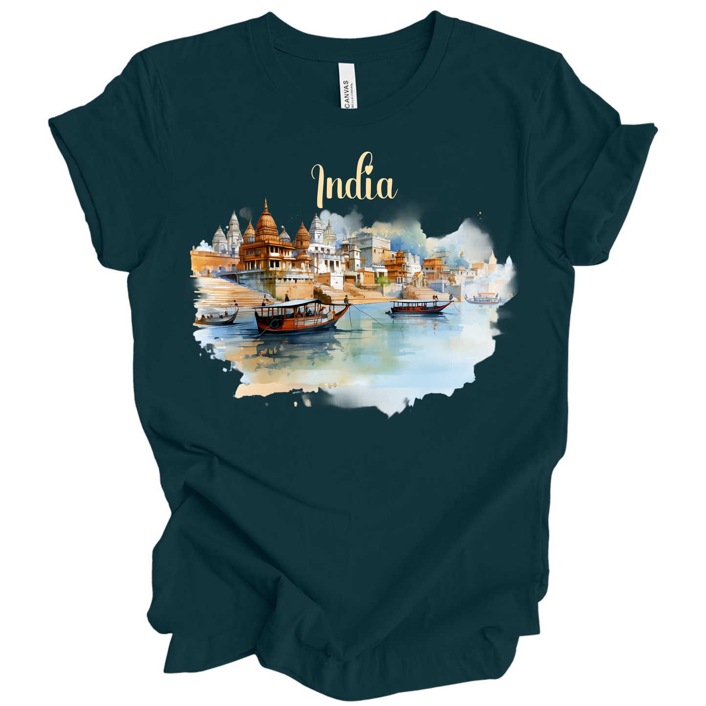 Sacred Waters: Ganga River India Tee