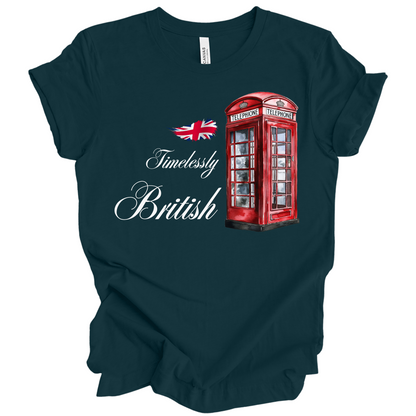 Timelessly British Red Phone Booth Unisex T-shirt