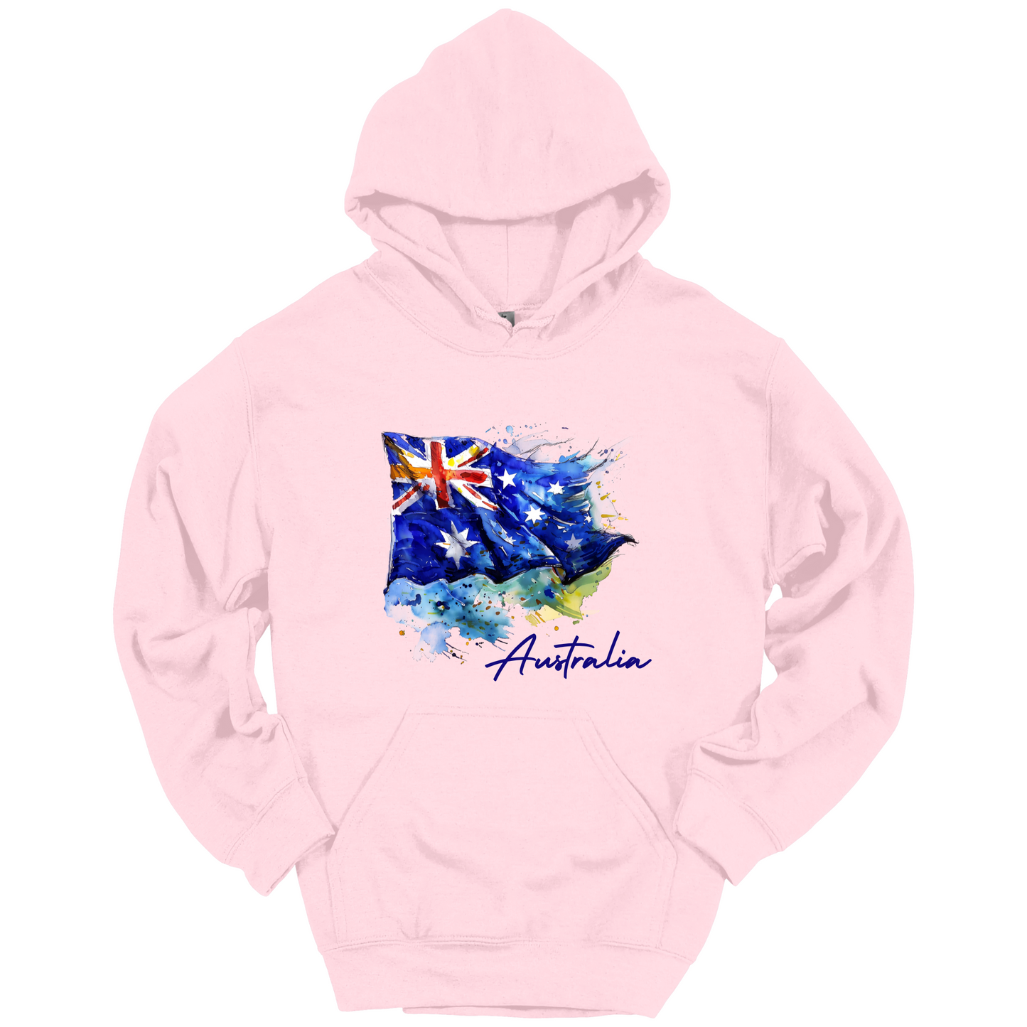 Aussie Pride Artistic Flag Hoodie