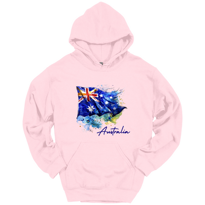 Aussie Pride Artistic Flag Hoodie