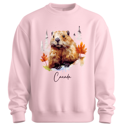Hamster Explorer: Canada Adventure Unisex Sweatshirt