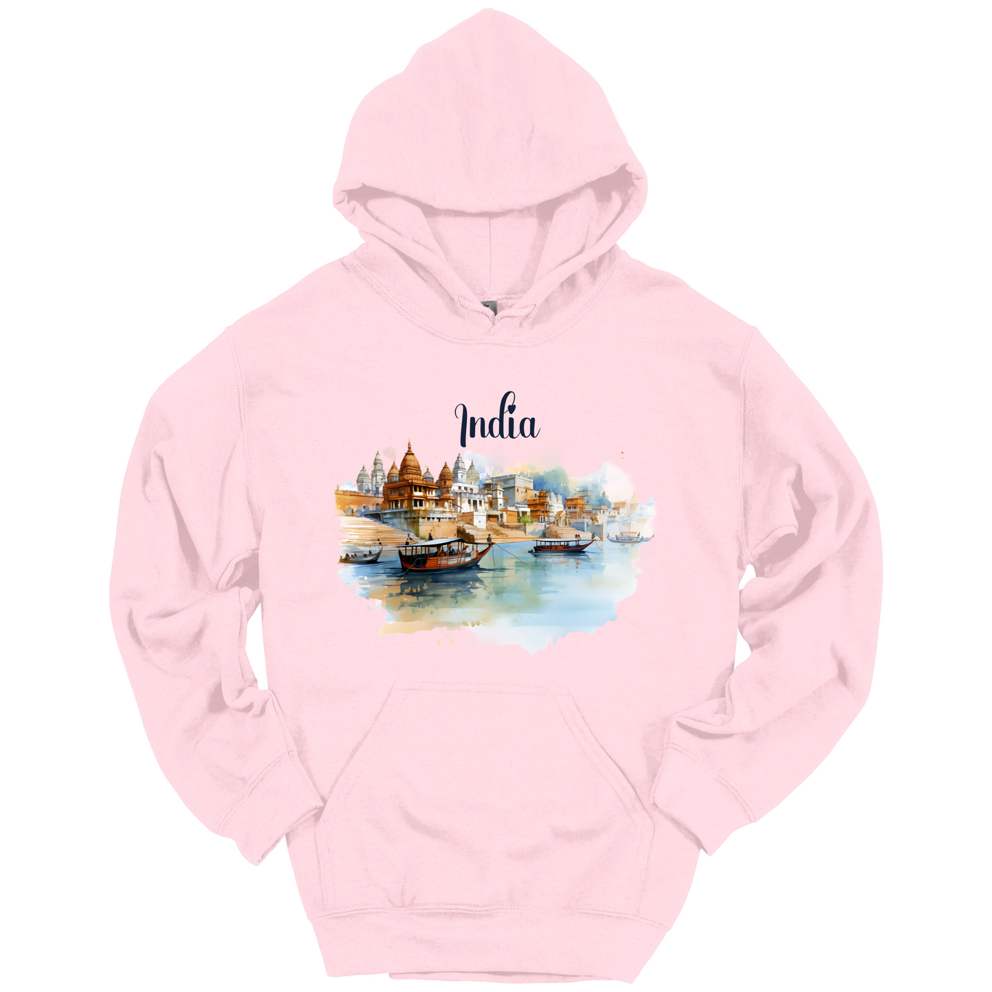 Sacred Waters: Ganga River India Hoodie