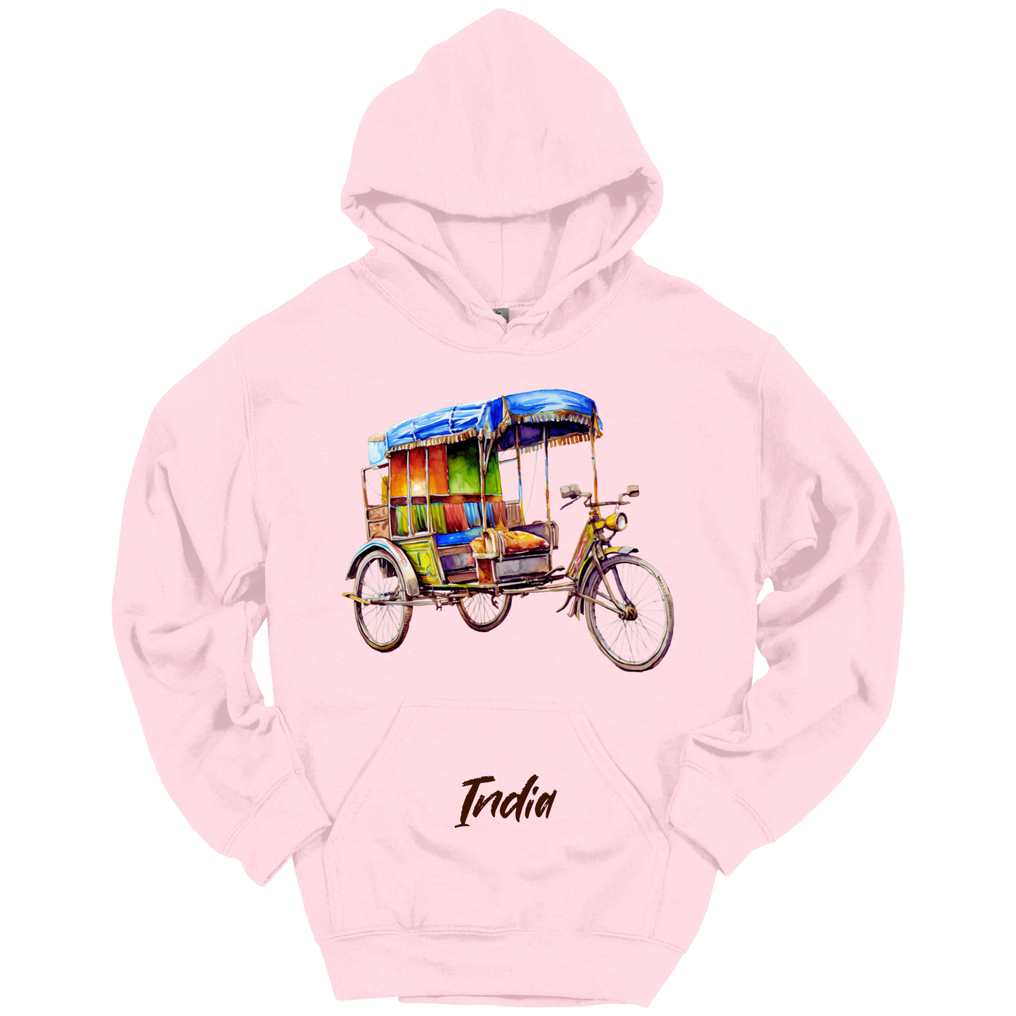 Rickshaw Rides: Explore India Hoodie