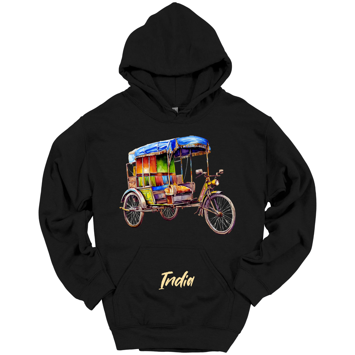 Rickshaw Rides: Explore India Hoodie