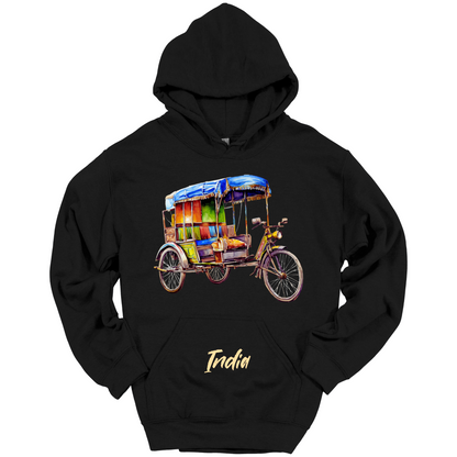 Rickshaw Rides: Explore India Hoodie
