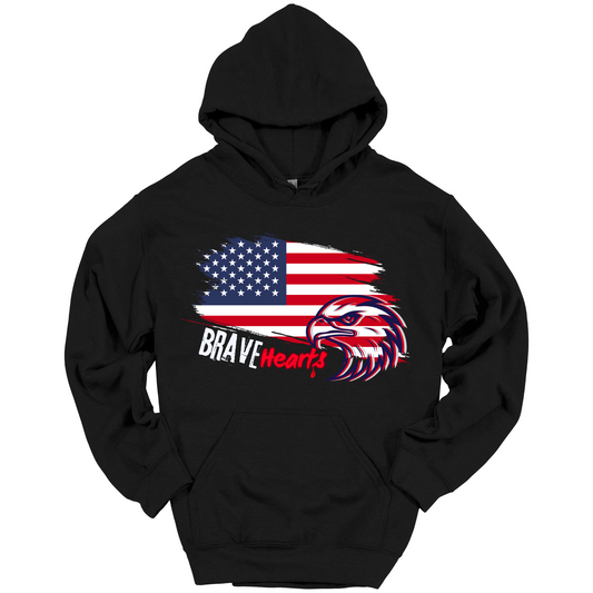 Brave Hearts – Patriot Hawk Hoodie