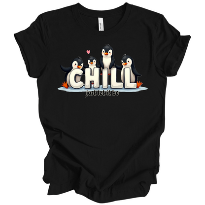 Chill Vibes Only – Penguin Edition Tee