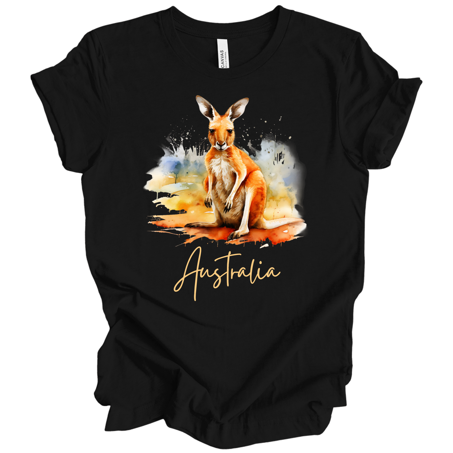 Aussie Hopper Kangaroo Travel Tee