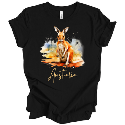 Aussie Hopper Kangaroo Travel Tee