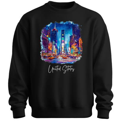 USA Time Square Sweatshirt
