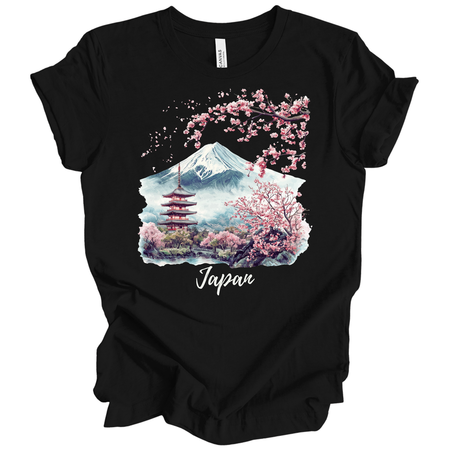Serene Japan: Fuji & Temples Travel Tee