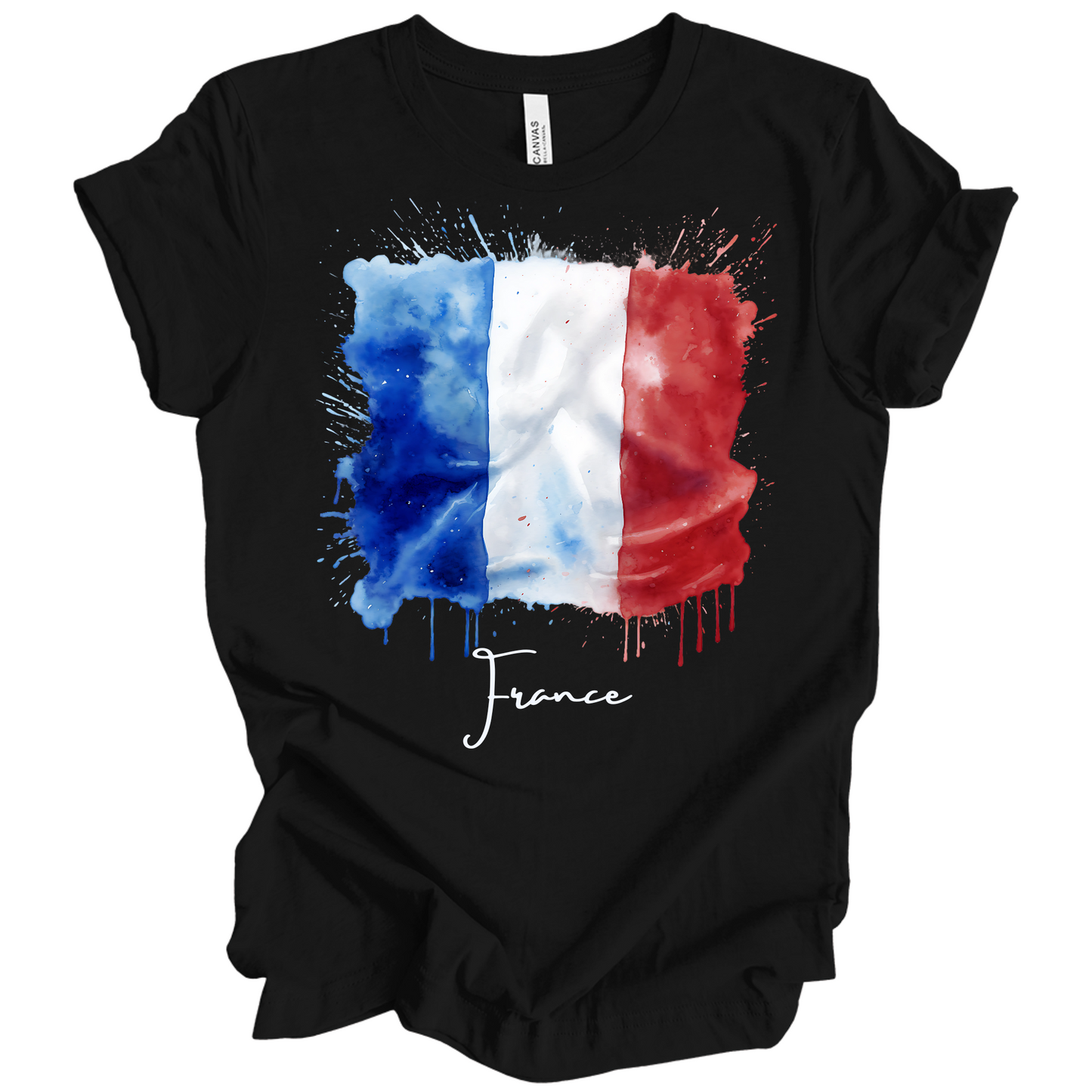 Vive La France: French Flag Tee