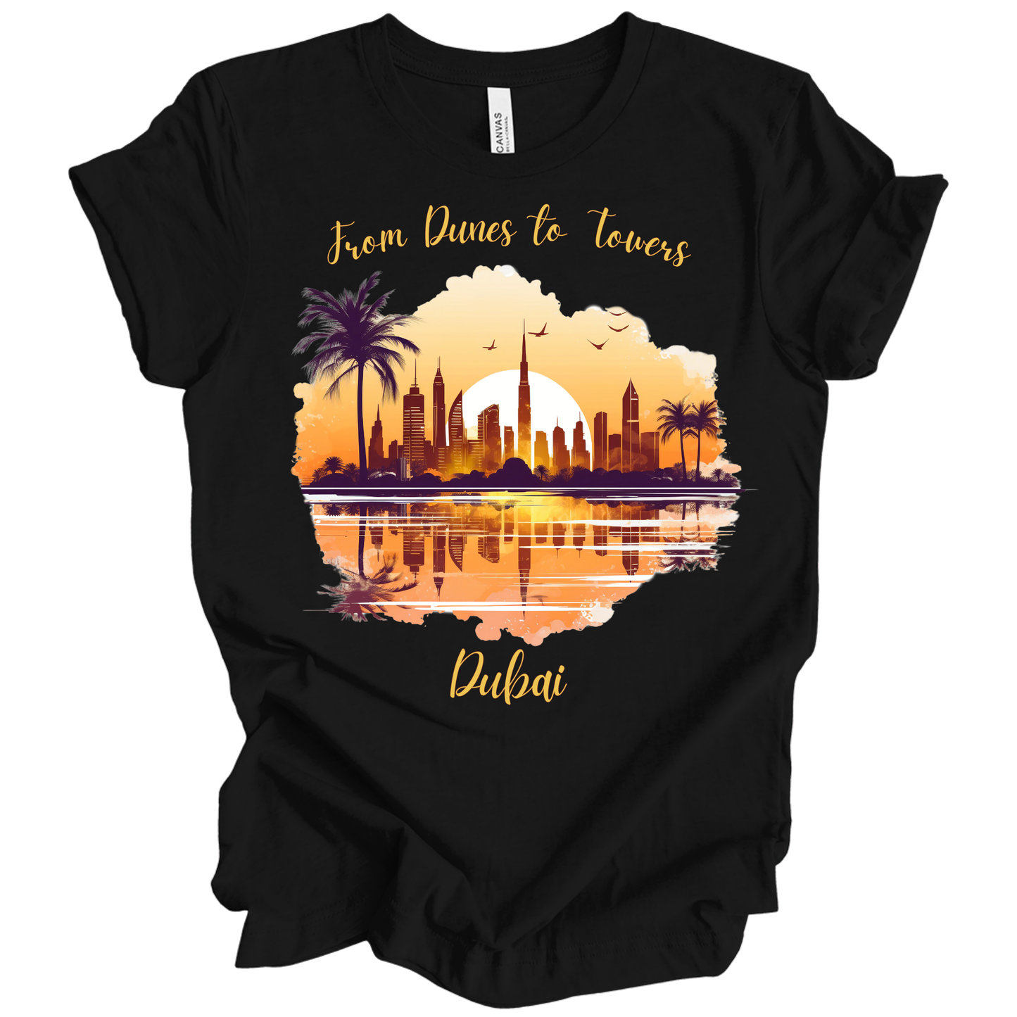 From Dunes to Towers: Dubai Adventure Tee
