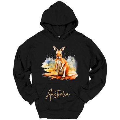 Aussie Hopper Kangaroo Travel Hoodie