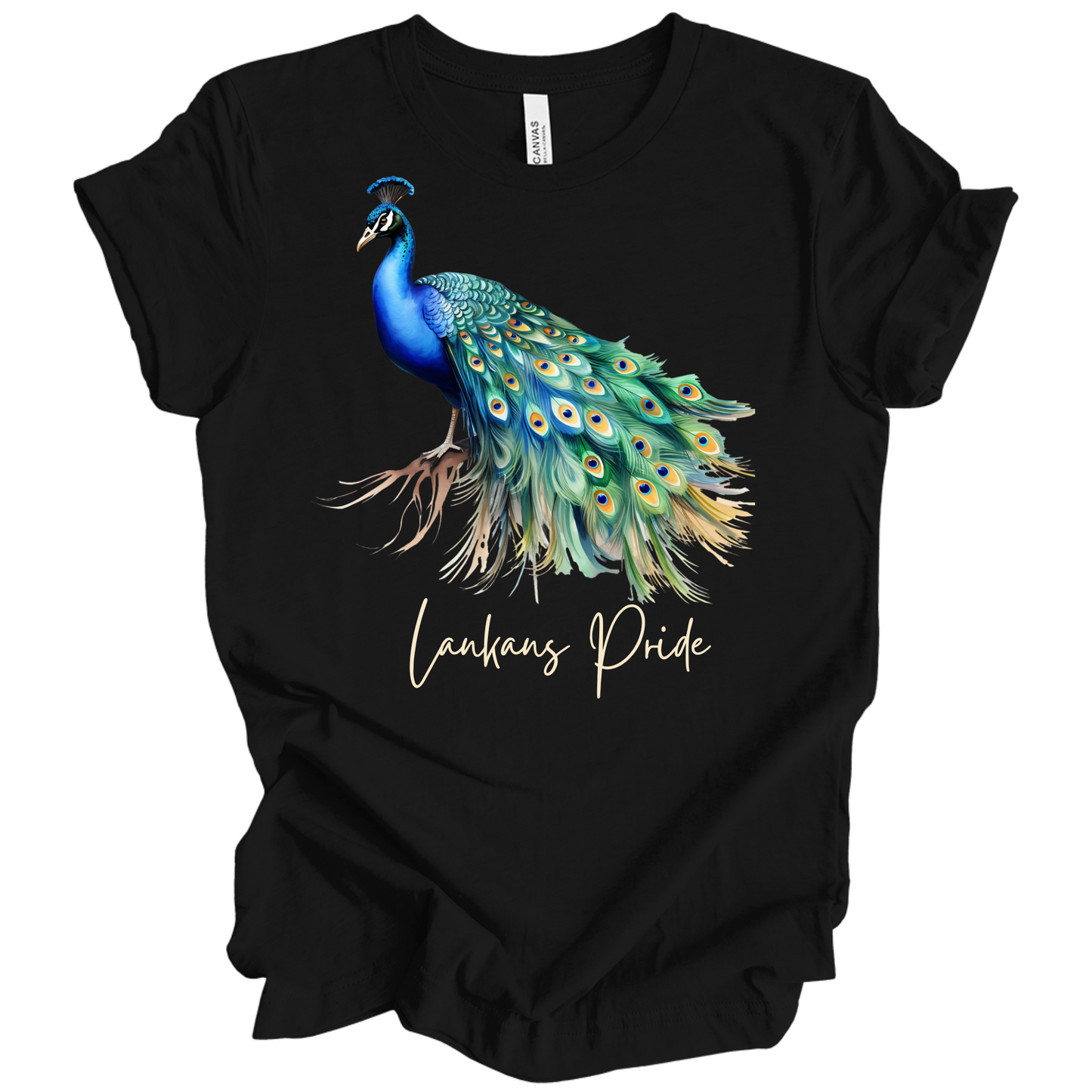Majestic Peacock Sri Lanka Tee