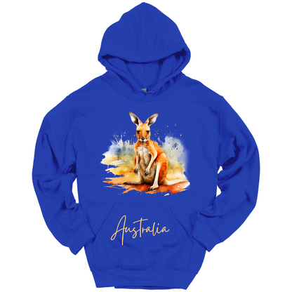 Aussie Hopper Kangaroo Travel Hoodie