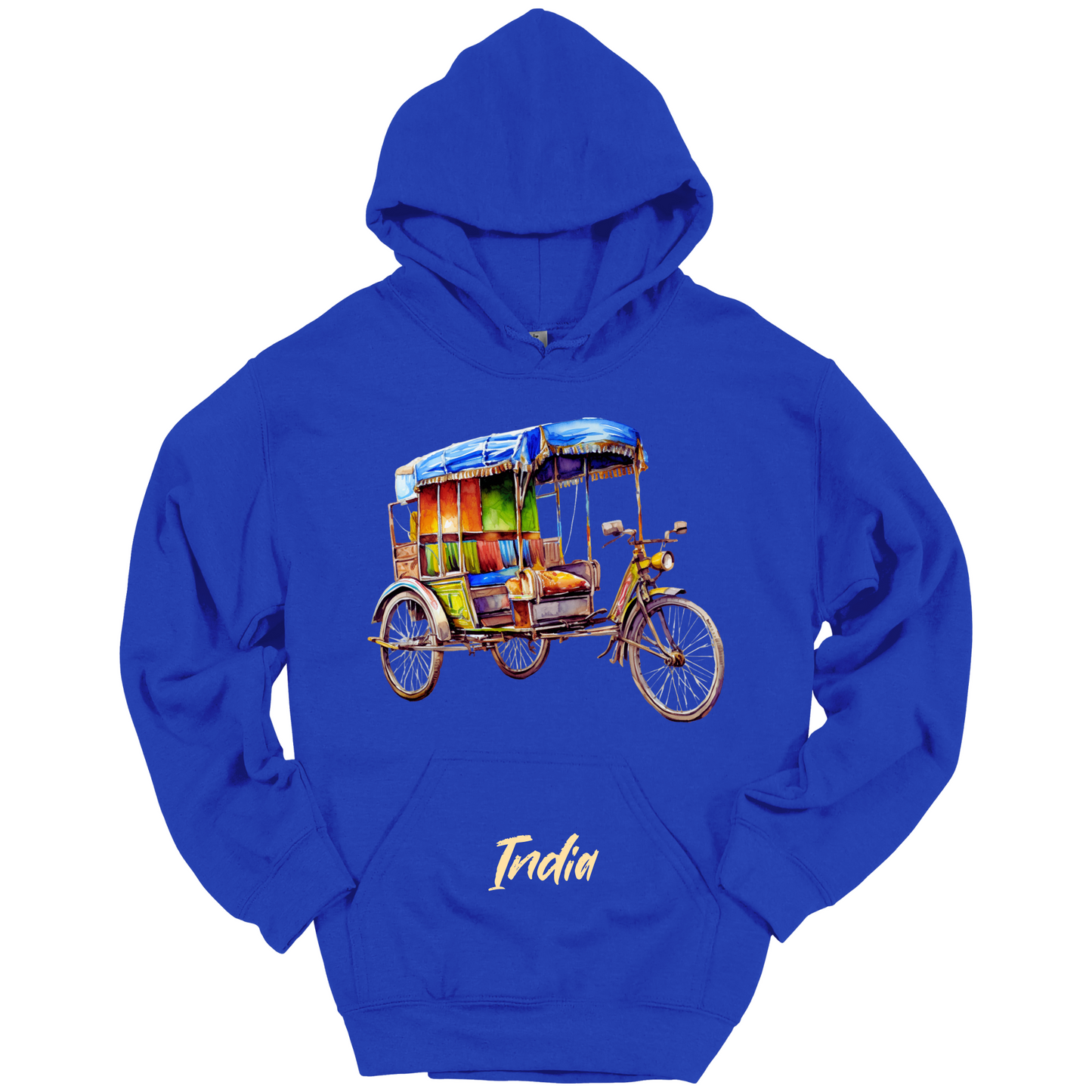 Rickshaw Rides: Explore India Hoodie