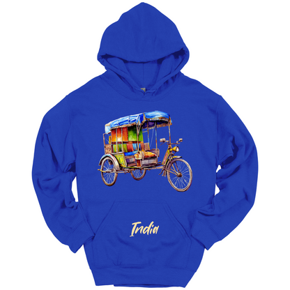 Rickshaw Rides: Explore India Hoodie