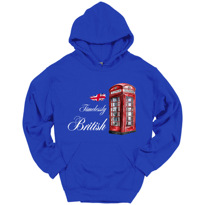 Timelessly British Red Phone Booth Unisex Hoodie