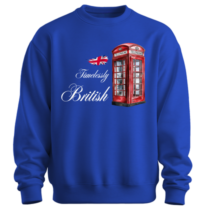 Timelessly British Red Phone Booth Unisex Sweatshirt