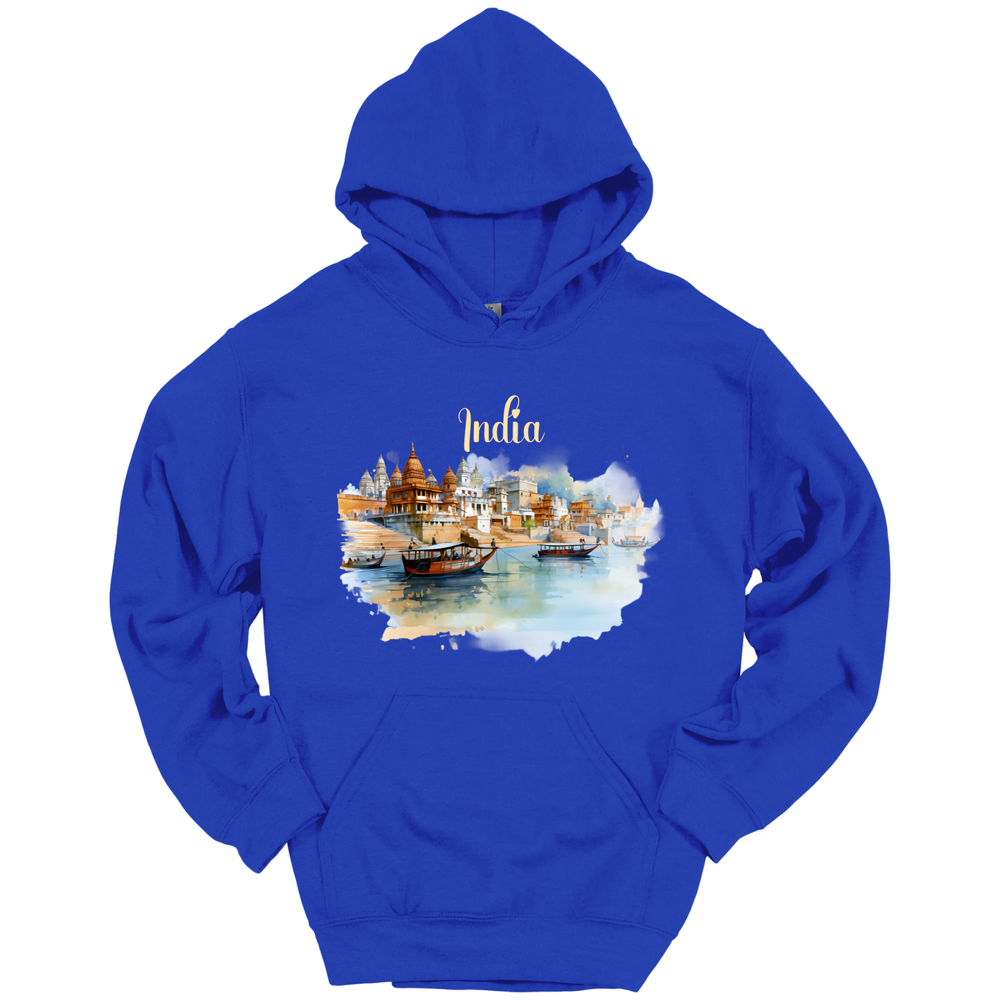 Sacred Waters: Ganga River India Hoodie