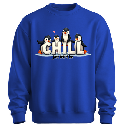 Chill Vibes Only – Penguin Edition Sweatshirt