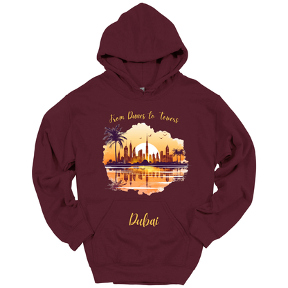 From Dunes to Towers: Dubai Adventure Hoodie