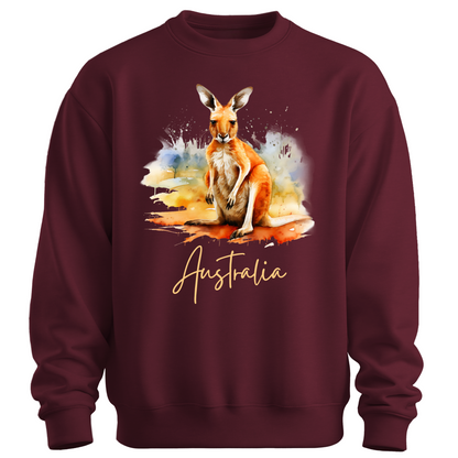 Aussie Hopper Kangaroo Travel Sweatshirt