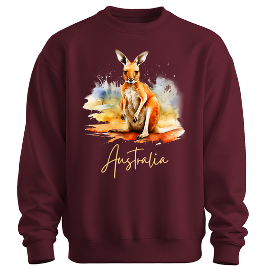 Aussie Hopper Kangaroo Travel Sweatshirt