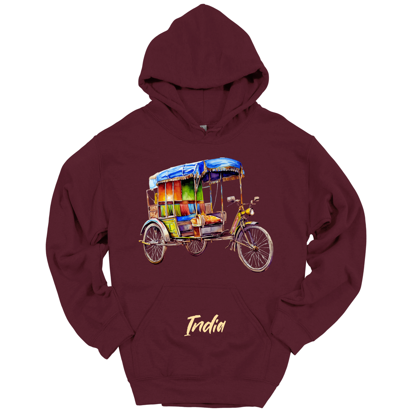 Rickshaw Rides: Explore India Hoodie