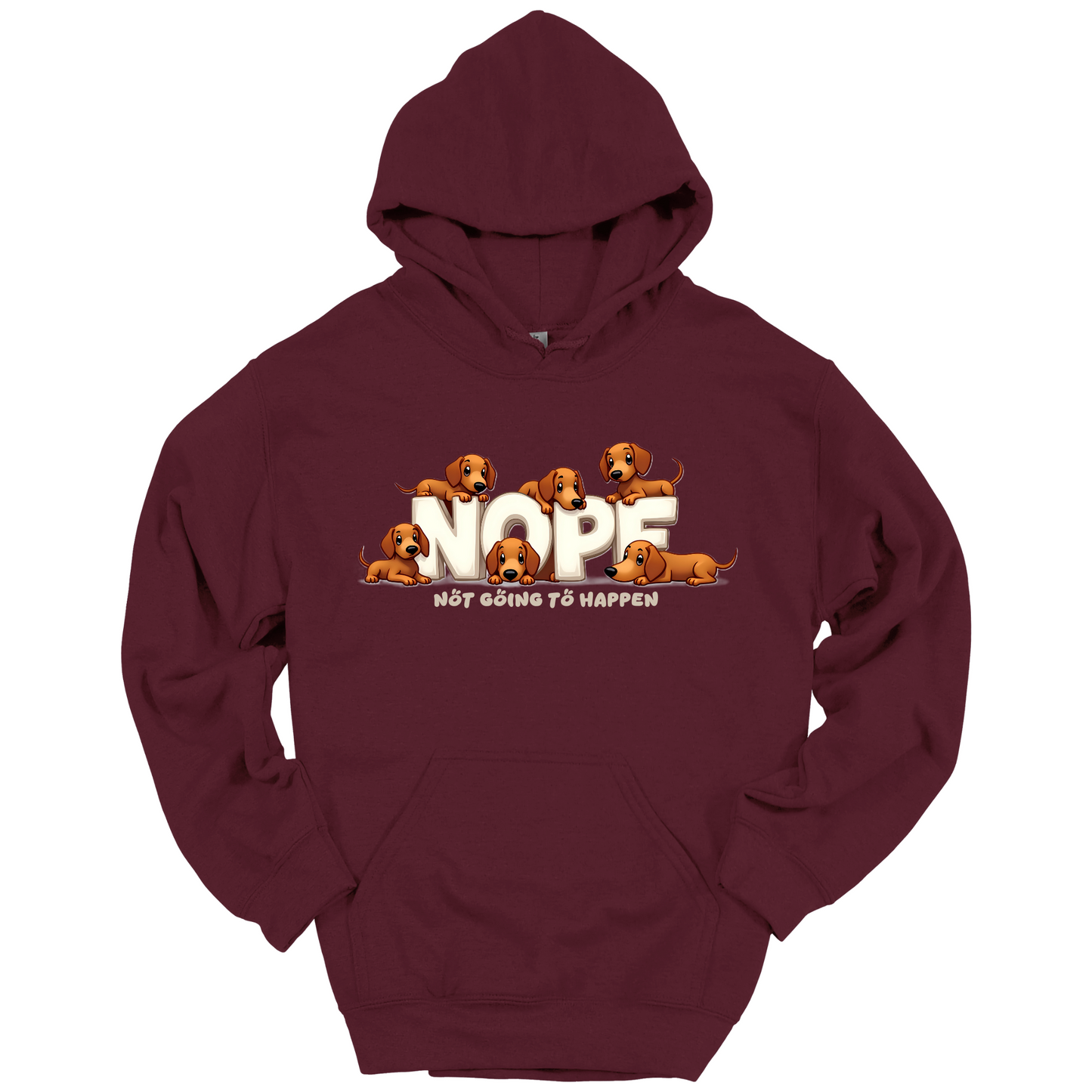 Dachshund NOPE Hoodie