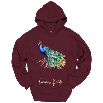 Majestic Peacock Sri Lanka Hoodie