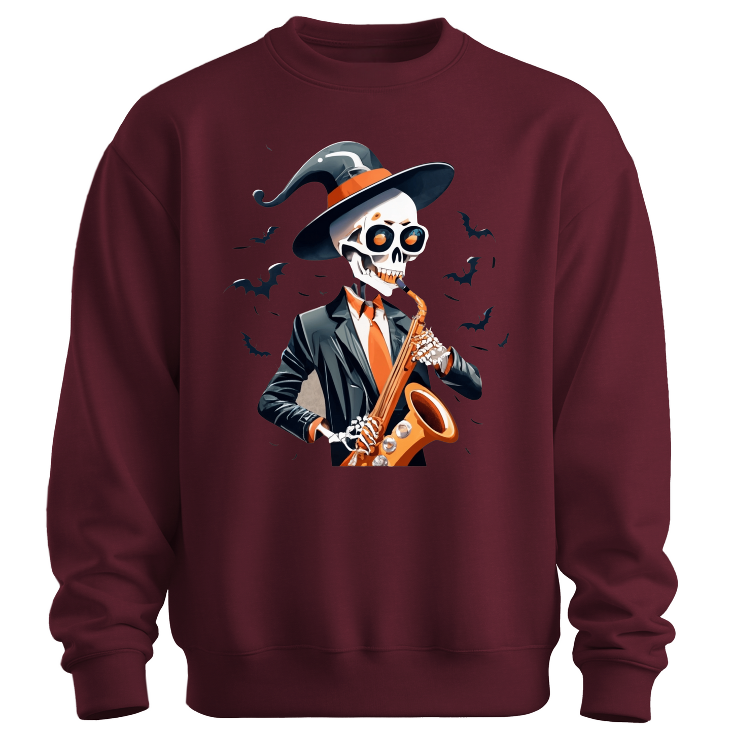 Spooky Jazz Music Halloween Sweatshirt