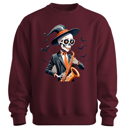 Spooky Jazz Music Halloween Sweatshirt