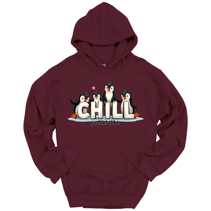 Chill Vibes Only – Penguin Edition Hoodie