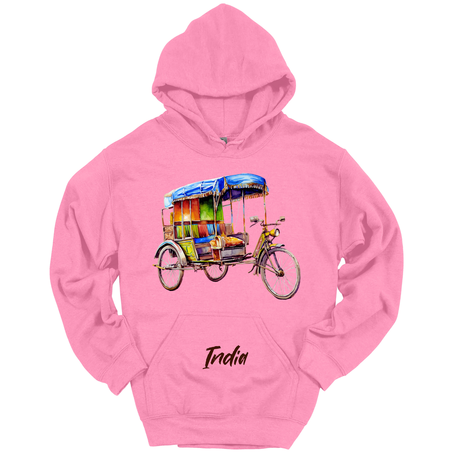 Rickshaw Rides: Explore India Hoodie